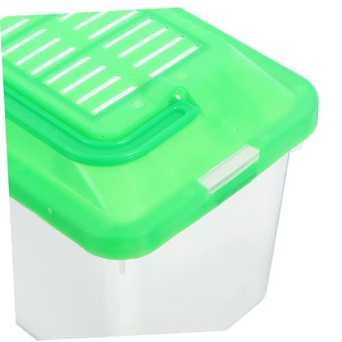 YARNOW 2pcs Portable Handheld Fish Tank Carrier Transparent Breeding Container for Fish Turtles and Small Pets Compact Habitat for and Maintenance
