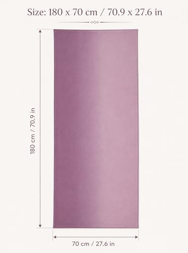 Premium Stretch Cotton Gradient Scarf for Women, Soft Jersey Wrap Shawl, Lightweight Ombre Hijab for Everyday Wear - color: Mctlo2537-purplepink