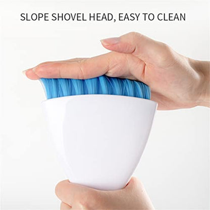 Dust pan Broom Brush Dustpan - Small Broom and Dustpan Set,Mini Broom and Dustpan,Small Dustpan and Brush Set for Home Cleaning, Sofa, Desk, Guinea Pig Cage, Cat Litter etc.（Light Blue） - color: Light Blue, size: 1 Set