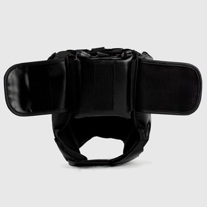Everlast Elite 2 Headgear Black/Gold Training Sparring Protection (L/XL)