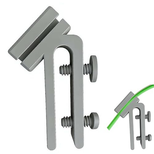 Fish Tank Hose Holder, Adjustable Fish Tank Pipe Clamp for Bucket & Fishs Tank, for Aquarium Water Changes,Gardening,Washing,Anti-Slip, ool-Free,for Sink & Plumbing Applications,3.15x5.51” (Gray) - color: Gray