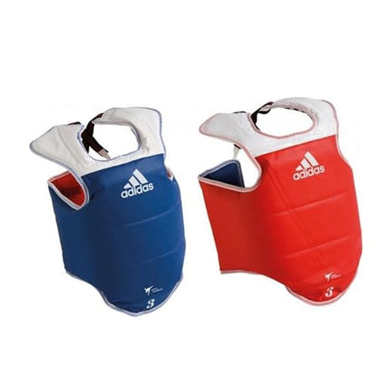 Adidas WT Taekwondo Martial Arts TKD Body Protector Chest Guard - size: 3 (Medium)