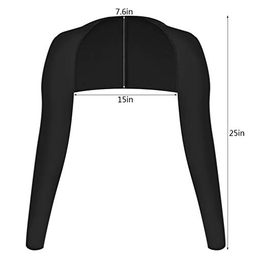 Yookat 4 Pieces Cooling Shawl Golf Cooling Shawl Arm Sleeve Sun Protection Golf Shrug for Women Men Outdoor Sports - color: Black, White, Pink, Blue