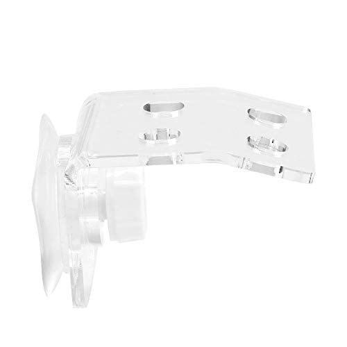 Acrylic Rack Bracket, Aquarium Frag Holder with Strong Suction Cup, Transparent Support Stand for Fish Tank, Reef Tank Organizer with Durable Weather Resist (4 Section) - size: 4 Section
