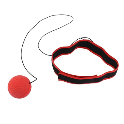 Boxing Equipment Ball Made of Quality Material with Stretchy Adjustable Headband, Easy to Use for Speed Improvement, Perfect for Room, Garden, or Park Training - size: E305-H01