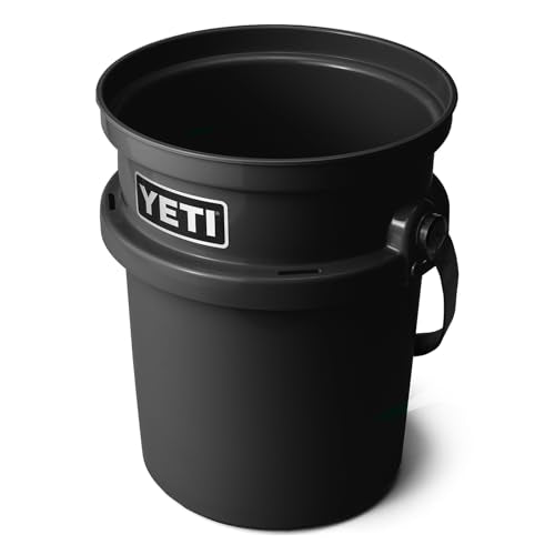 YETI Loadout 5-Gallon Bucket, Impact Resistant Fishing/Utility Bucket - color: Black