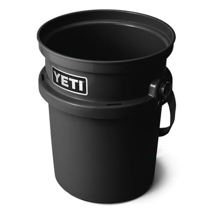 YETI Loadout 5-Gallon Bucket, Impact Resistant Fishing/Utility Bucket - color: Black