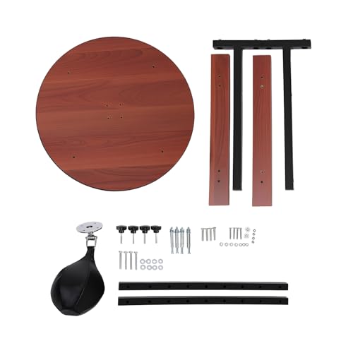 Wall Mounted Adjustable Speed Bag Platform Kit, Adjustable Height Boxing Speed Punching Ball, Professional Fitness Ball Boxing Reaction Training Equipment for Fitness, 25.39 * 22.83Inch