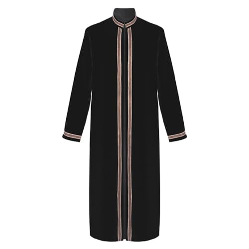 Muslim Outfits For Women Medieval Arab Cloak Robe Vintage Costume Long Sleeve Halloween Role Play Stage Apparel - color: 02#_black, size: X-Large