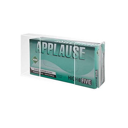 Kantek Wall Mounted Acrylic Glove Box Holder Dispenser, Single Box Capacity, for Use in Food Service, Healthcare, Hospitals, Restaurants, 10.3" x 3.8" x 5.3", Clear - size: Single