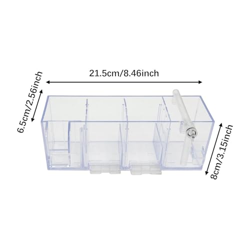 Baoblaze Fish Tank Filter Box,Aquarium Hang on Filter,Circulation Water Cleaning, Fish Tank Accessories Sturdy Silent Water Purifier, B