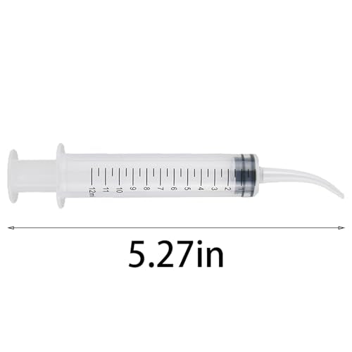 TAODAN 10PCS 12ml Pet Liquid Syringe White Polypropylene Plastic Small Animal Feeding Utensils Suitable for Oral Care DIY Glue Art Woodworking