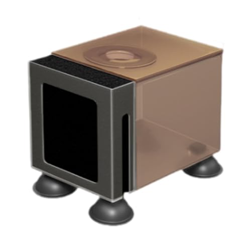 Aquarium Filter Box Pump Protection Shield - Universal Pump Case Container for Fish Tank & Pond Pumps- Small Brown - color: Small Brown