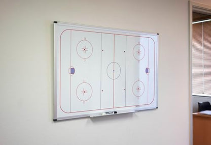 Hockey Playboard Whiteboard 36" x 24" - size: 36" x 24"