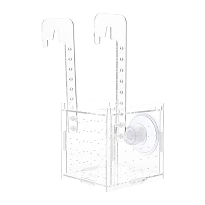 Ipetboom Fish Tank Incubator Box Breeding Protection Transparent Professional Hanging Fish Separator