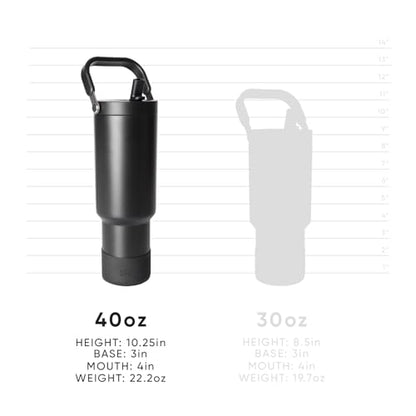 Simple Modern Tumbler with Handle, Water Jug | 40oz | Magenta | Trek Pivot Insulated Stainless Steel Water Bottle | Interchangeable Straw & Chug Lid, Cupholder Friendly | Berry Twist - color: -Berry Twist, size: 40 Ounces