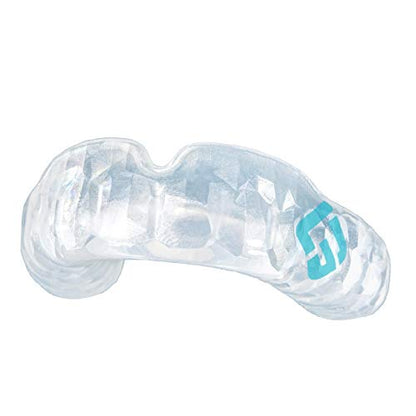 GuardLab APEX Mouthguard w/Case | Football, Basketball, Boxing, Wrestling, Soccer, Karate, Hockey, MMA | Adult & Youth | Pre-Indented for a Precise Fit (APEX/Standard Clear, Medium) - color: Clear, size: Medium