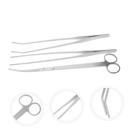 BESPORTBLE Aquarium Cleaning Essentials Scissors Tweezers Spatula Tool for Aquascaping Maintenance