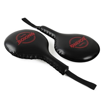 Valleycomfy Boxing Target Paddles Fight Gear Punching & Striking Pads - color: Red