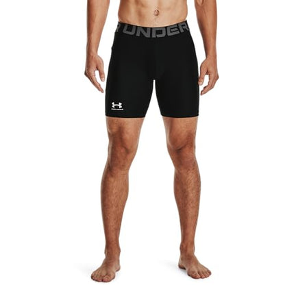 Under Armour Men's Armour Heatgear Compression Shorts - color: Black (001)/Pitch Gray, size: Small