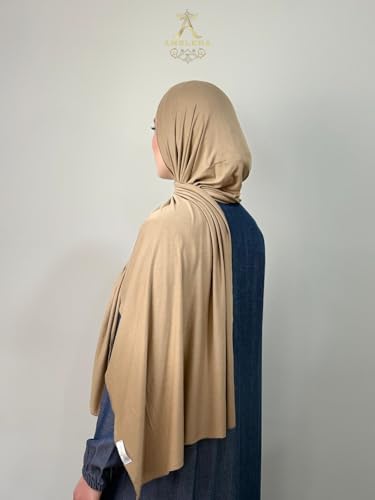 Signature Jersey Hijab - color: Ocean Blue