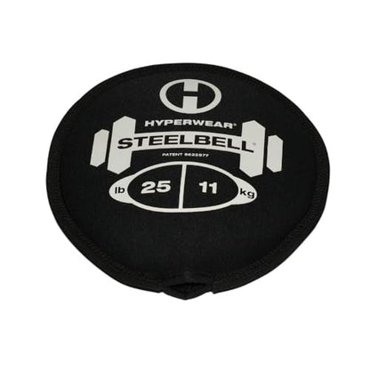 Hyperwear SteelBell - Hyper Flex 4-Way Stretch Neoprene, Patented No-Leak Slam Ball Kettlebell Strength Training - Sustainably Sourced USA Steel Shot - size: 25.0 Pounds