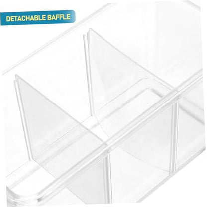 COLLBATH Portable Transparent Fish Breeding Box Aquarium Isolation Tank for Betta and Shrimp Safe Design for Observation and Spawning for Small Fish Tank Use