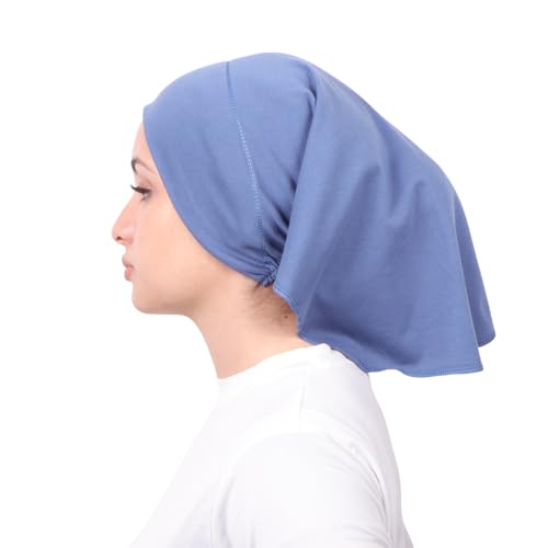 Mu Lan Bandana | Sport Cotton Tube | Versatile Under Scarf Shawl Hijab | Chemo Wear Hair Loss Headband Cover