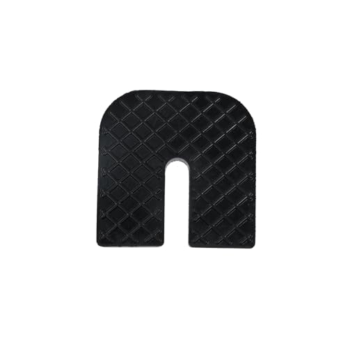 MY MIRONEY 8PCS U-shaped Rubber Anti-Vibration Isolator Pads, Air Conditioner Shock Pads for Air Compressor, Air Conditioner Unit, HVAC, Treadmill - style: U-shaped