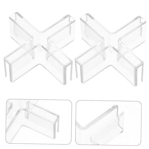 MAGICLULU Aquarium Clips Glass Connector Clamp Multi-functional Glass Fixing Clamps for Tank Lid Decor Bracket