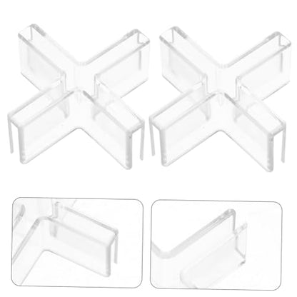 MAGICLULU Aquarium Clips Glass Connector Clamp Multi-functional Glass Fixing Clamps for Tank Lid Decor Bracket