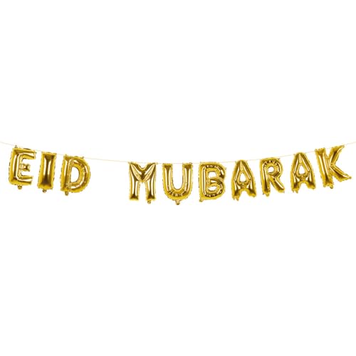 Boland 50916 5m Eid Mubarak Balloon Garland Party Decoration Ramadan Hanging Decoration