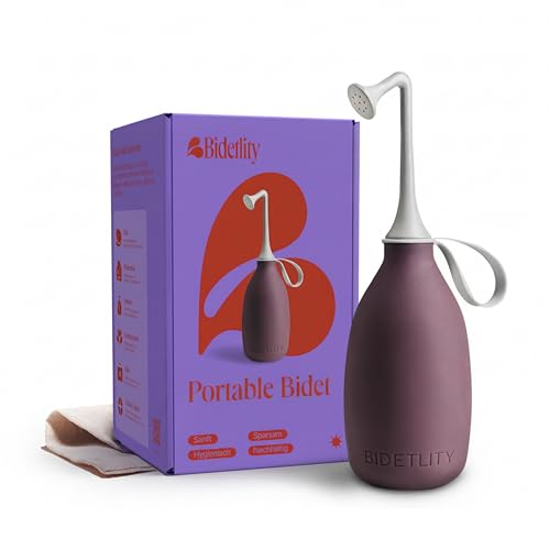 Portable Bidet, Peri Bottle, Travel Bag, BPA Free, Royal Ruby - color: Royal Ruby