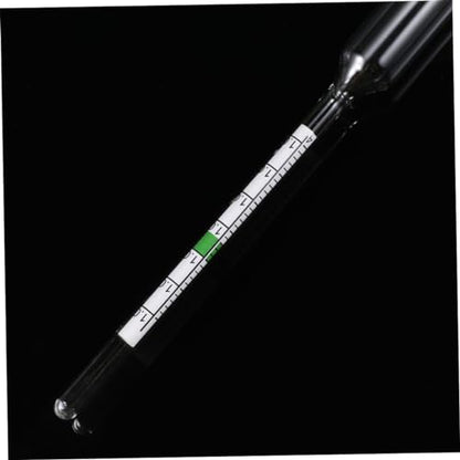 COLLBATH 2pcs Fish Tank Meter Aquarium Hydrometer Glass Floating Areometer for Big Fish Tank Water Testing
