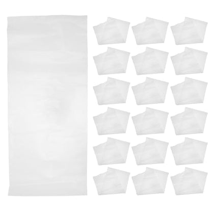 50pcs Clear Plastic Packaging Bags for Ornamental Fish Transparent Poly Bags for Secure Shipping and Storage and Leak-resistant for Aquarium and Pet Supplies