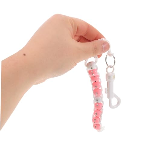Golf Shot Counter Bracelet for Women, Rhinestone Beaded Manual Score Keeper, Portable Pink Golf Stroke Counter for Course Competition and Training