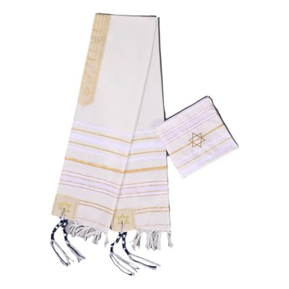 Golden prayer shawl Christian