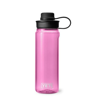 YETI Yonder Water Bottle with Yonder Tether Cap, Lightweight, Leakproof and BPA-Free - color: Power Pink, size: 25 Ounces