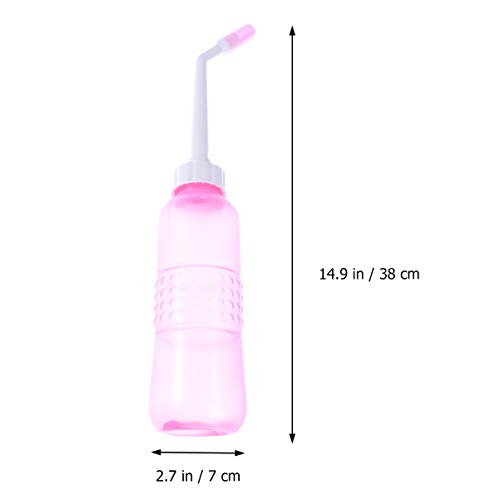 Exceart Douche Bottles for Women Vaginal Wash Pink/Blue 560ml Vaginal Shower Spray Bottle Vaginal Health Cleanser (Pink)