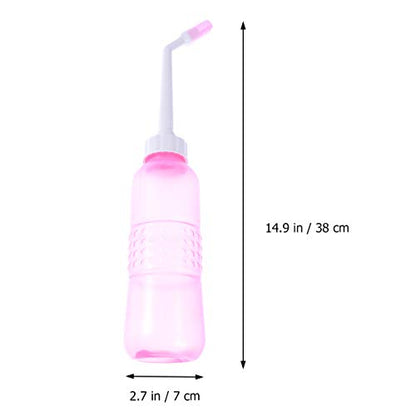 Exceart Douche Bottles for Women Vaginal Wash Pink/Blue 560ml Vaginal Shower Spray Bottle Vaginal Health Cleanser (Pink)
