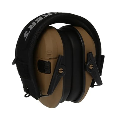 Walker's Razor Slim Electronic Muff - color: Patriot - Battle Brown, size: One Size