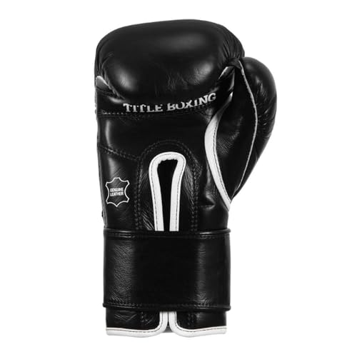 TITLE Boxing Old School Leather Sparring Gloves 2.0 - Boxing Gloves, Boxing Training Gloves, MMA Gloves, Oz Training Gloves, Kickboxing Gloves, Punching Bag Gloves, Sparring Gloves - color: Black, size: 16 oz
