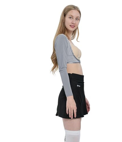 Women's Golf Cooling Shawl Outdoor Sun Protection Arm Sleeves - color: Y-grey, size: Small-Medium