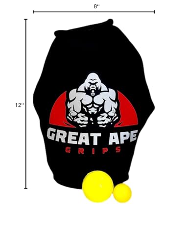 Great Ape Grips Black, Grip Strength Trainer, Hand Strengthener, Forearm Strengthener, Hand Workout, Forearm Trainer, Grip Workout, Wrist Training, Finger Exercise, Hand Strengthener, Grip Trainer, Grip Exercise