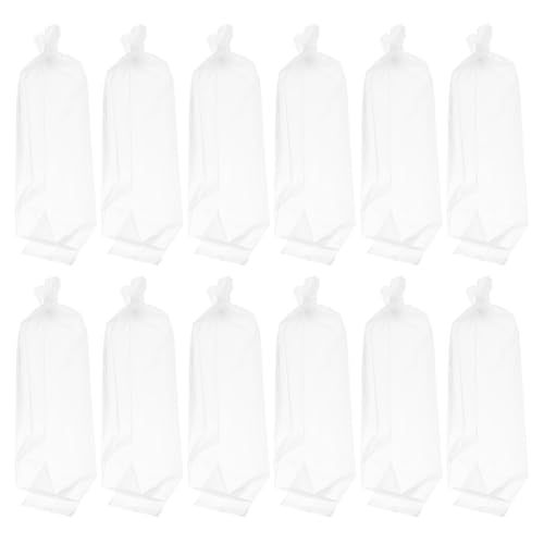 50pcs Plastic Fish Transport Bags for Live Koi and Tropical Fish Heavy Duty Leak-proof Aquarium Shipping Containers and Storage (6x34cm)