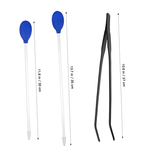 BESPORTBLE 4Pcs Fish Tank Cleaning Tools Aquarium Tweezers and Pipette for Easy Waste Removal and Plant Care and for