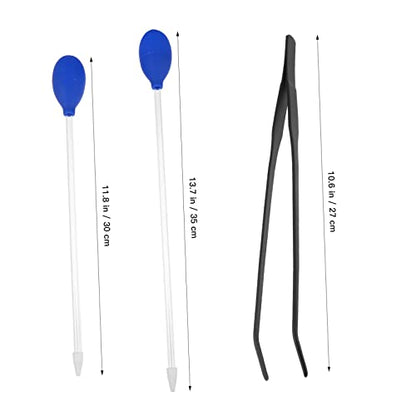 BESPORTBLE 4Pcs Fish Tank Cleaning Tools Aquarium Tweezers and Pipette for Easy Waste Removal and Plant Care and for