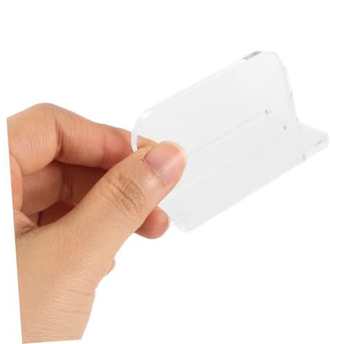 ULTECHNOVO 6pcs Self-Adhesive Acrylic Fish Tank Lid Grip Handles for Easy Aquarium Cover Accessory Fish Tank Parts for Convenient Use and Safe Support