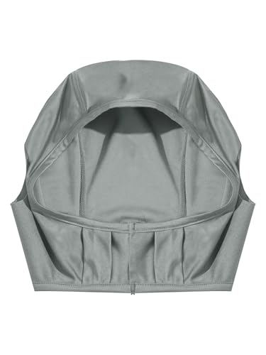 JEATHA Wrestling Hair Cap Cover Long Hair Net Slicker for Grappling, Training, Judo & Jiu Jitsu/BJJ - color: Grey