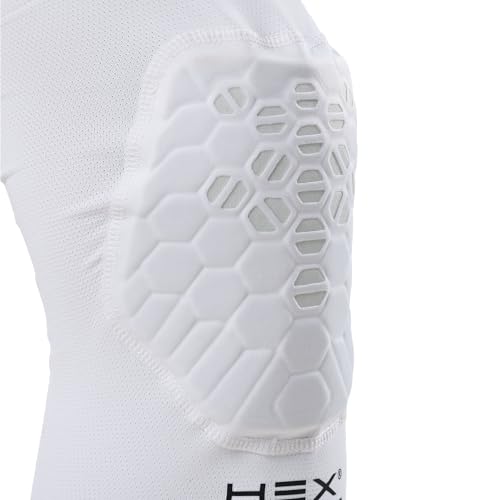McDavid HEX Viz Knee / Elbow Pad Pair White/Grey S - color: NEW White, size: Small